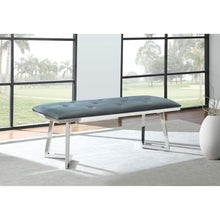 Load image into Gallery viewer, Upholstered Tufted Bench - Gray
