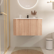 Load image into Gallery viewer, Wall Mounted Bathroom Vanity With Sink
