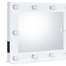 Load image into Gallery viewer, 26" Metal Framed Mounted Accent Mirror - White
