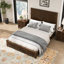 Load image into Gallery viewer, 3 Piece Bedroom Set With Bed And 2 Nightstands
