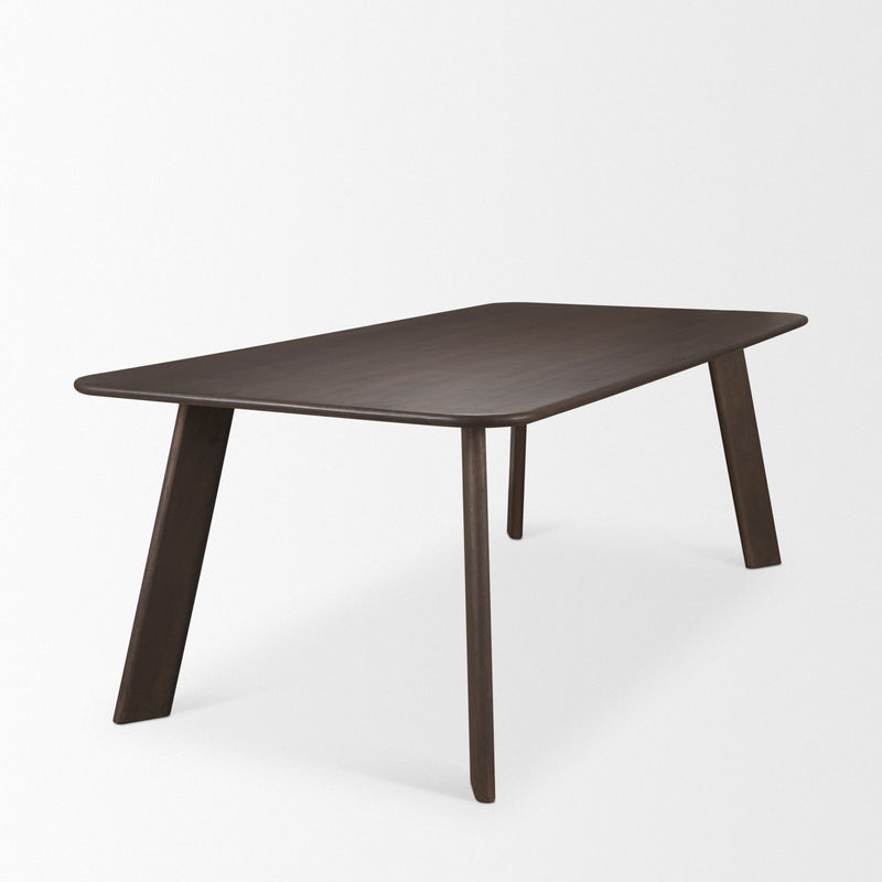 Solid Wood Dining Table (727888) - Brown