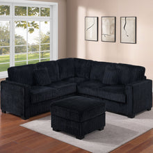 Load image into Gallery viewer, Modern Sectional Set With Cocktail Ottoman
