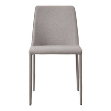Load image into Gallery viewer, Upholstered Fabric Dining Side Chairs Without Arms (Set of 2) - Light Gray

