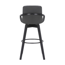 Load image into Gallery viewer, 42" Swivel, Bar Height Bar Chair - Gray / Black
