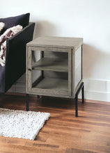 Load image into Gallery viewer, 24" Solid Mango Wood Square End Table - Brown
