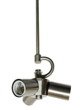 Load image into Gallery viewer, Bulb Three Light Metal Chandelier - Nickel
