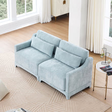 Load image into Gallery viewer, Elegant Sofa With Ergonomic Design And Lumbar Pillows
