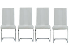 Load image into Gallery viewer, Faux Leather Dining Side Chairs (Set of 4) - White
