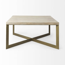 Load image into Gallery viewer, Metal Square Coffee Table - Beige
