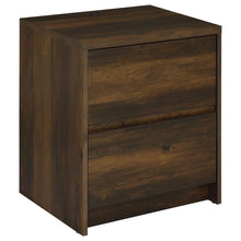 Load image into Gallery viewer, Transitional Nightstand With Dual USB Charging And Motion Sensor Light
