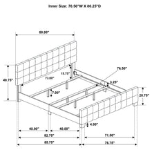 Load image into Gallery viewer, Destiny - Eastern King Panel Bed - Beige
