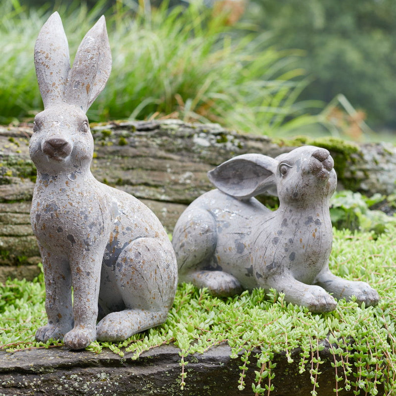 Poly Figurine Tabletop Sculpture (Set of 2) (592942) - Gray