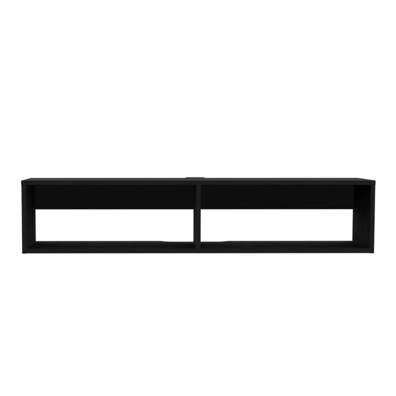 48" Floating Mount Entertainment Center - Black