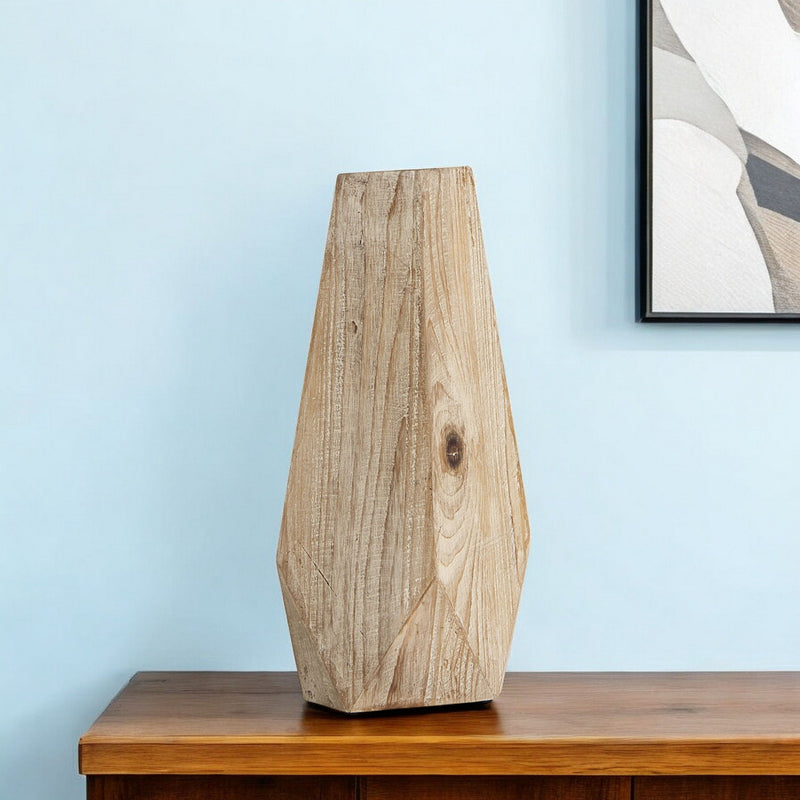 Abstract Cylinder Table Vase (397539) - Natural