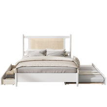 Load image into Gallery viewer, Platform Bed With 2 Big Drawers &amp; Trundle
