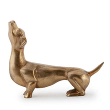 Load image into Gallery viewer, Dachshund Dog Tabletop Sculpture - Gold
