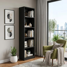 Load image into Gallery viewer, Five Tier Bookcase (546188) - Black
