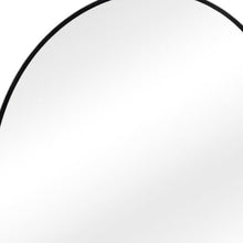 Load image into Gallery viewer, 38" Metal Arch Framed Accent Mirror - Black
