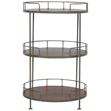 Load image into Gallery viewer, Solid Wood Wood End Table With Drawer Shelf (719338) - Brown
