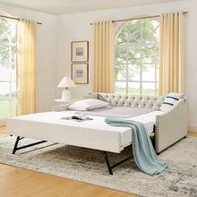 Load image into Gallery viewer, Upholstered Daybed With USB Charging &amp; Pull Out Bed
