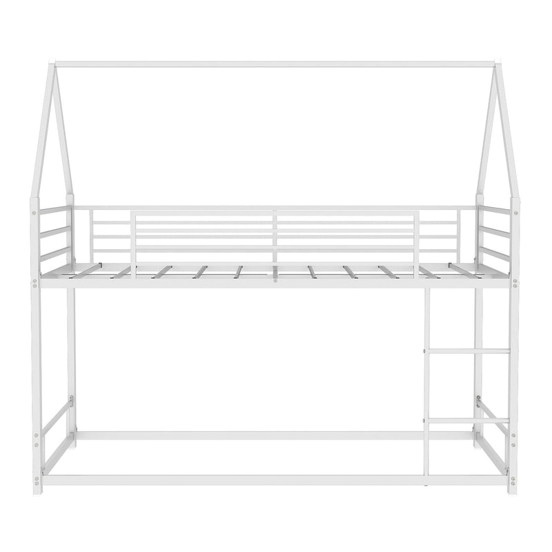 Bunk Bed With Safety Guardrails, No Box Spring Needed