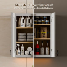 Load image into Gallery viewer, Shaker Wall Cabinet With Soft Close Hinges, Adjustable Shelves, Double Door
