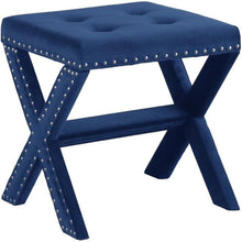 Load image into Gallery viewer, Upholstered Accent Bench With Nailhead Trim
