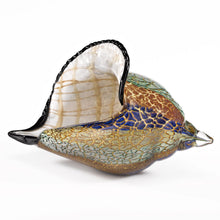 Load image into Gallery viewer, Murano Figurine Tabletop Sculpture - Gold / Blue / Green
