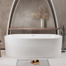 Load image into Gallery viewer, Linear Freestanding Soaker Tub
