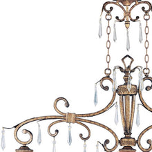 Load image into Gallery viewer, 23" Three Light Metal Dimmable Chandelier With Shades - Gold / Clear
