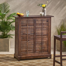 Load image into Gallery viewer, Riviera - Wood Bar Stylish Beverage Station Acacia Wood Compact - Brown
