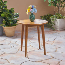 Load image into Gallery viewer, Stamford - Modern Outdoor Bistro Table With Water Resistant - Teak

