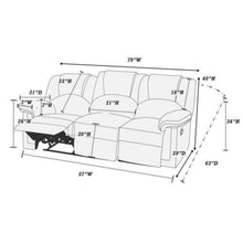 Load image into Gallery viewer, Modern Living Room Set, Cushion Backrest And Pillow Armrest

