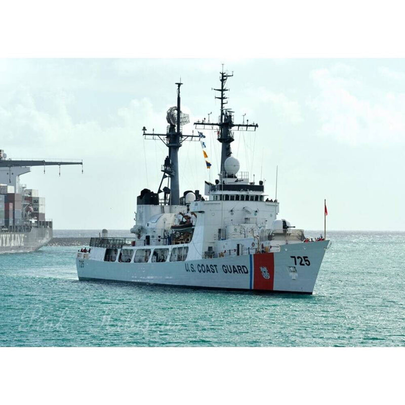 Hand Painted Model Boat (624383) - White