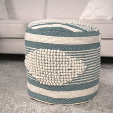 Load image into Gallery viewer, Diamond - Handcrafted Cylindrical Pouf
