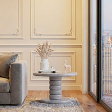Load image into Gallery viewer, Stacked Cobblestone End Table
