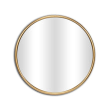 Load image into Gallery viewer, 24" Metal Round Accent Mirror - Gold
