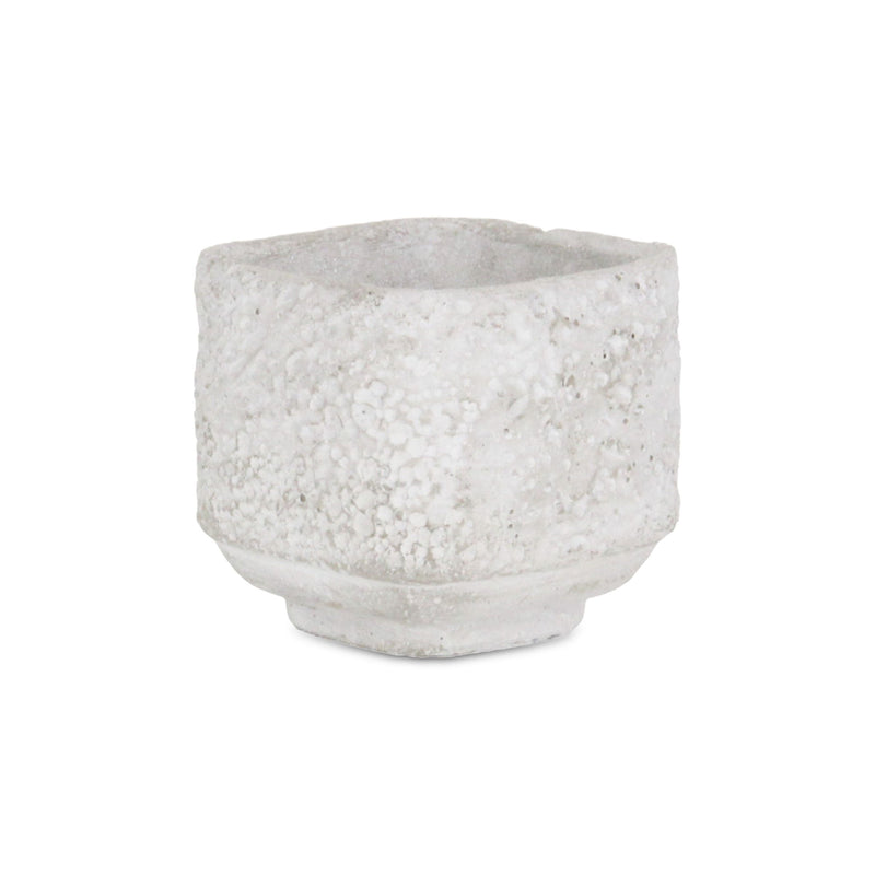 Crackle Square Pot Planter (487910) - Gray