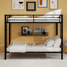 Load image into Gallery viewer, Bunk Bed For Kids, Convertible Frame With Ladders &amp; Guardrail
