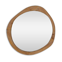 Load image into Gallery viewer, 32" Abstract Framed Accent Mirror - Brown
