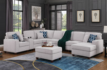 Load image into Gallery viewer, Eric - 9 Piece Upholstered Sectional With Ottoman
