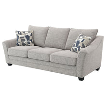 Load image into Gallery viewer, Mingle ] Upholstered Sofa - Light Gray
