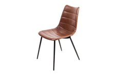 Load image into Gallery viewer, Faux Leather Dining Room Side Chairs (Set of 2) - Brown
