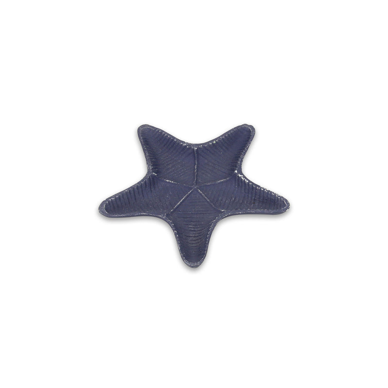 8" Starfish Cast Iron Vanity Tray - Blue
