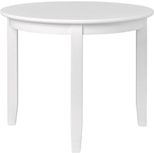 Load image into Gallery viewer, 39" Solid Wood Round Top Dining Room Table - White

