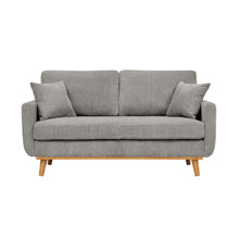 Load image into Gallery viewer, Upholstered Loveseat With Arms And Pillows
