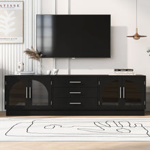 Load image into Gallery viewer, Modern Minimalist TV Stand, Entertainment Center Media Console Cabinet With Adjustable Shelves For Living Room
