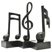 Load image into Gallery viewer, Music Tabletop Sculpture (Set of 3) - Black
