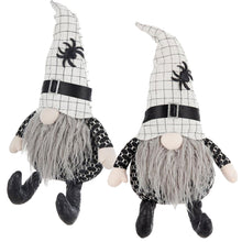 Load image into Gallery viewer, Sitting Gnome With Hat Spider, For Halloween Decor
