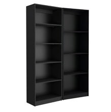 Load image into Gallery viewer, Multi Tier Bookcases (Set of 2) (546334) - Black
